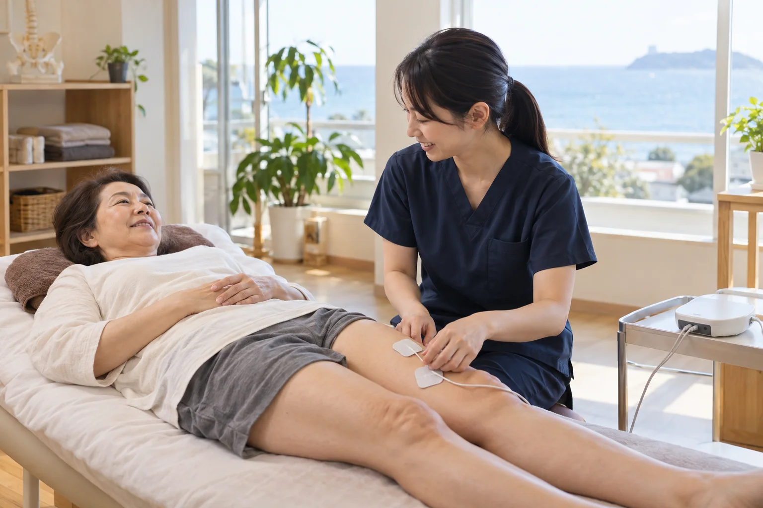 寝たまま太ももを動かすトレーニング