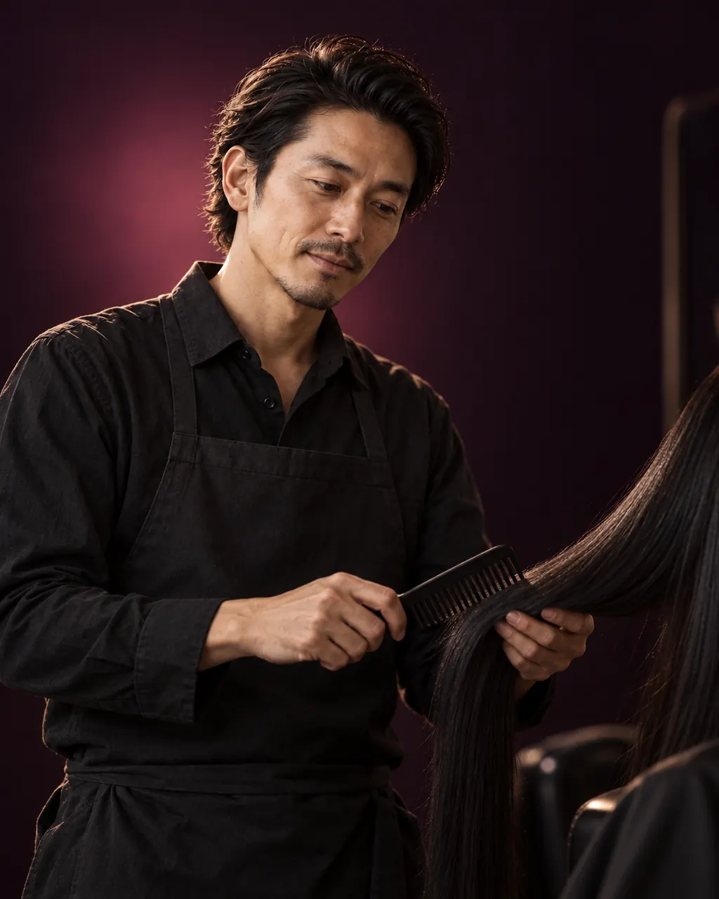 望月 遥人の仕事中の写真