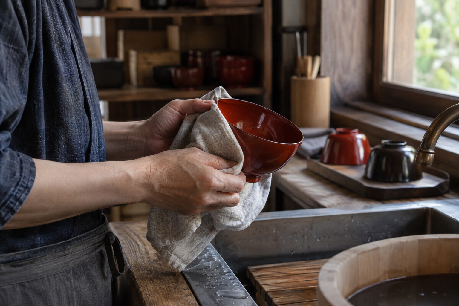 洗う、拭く、しまうという三つの習慣