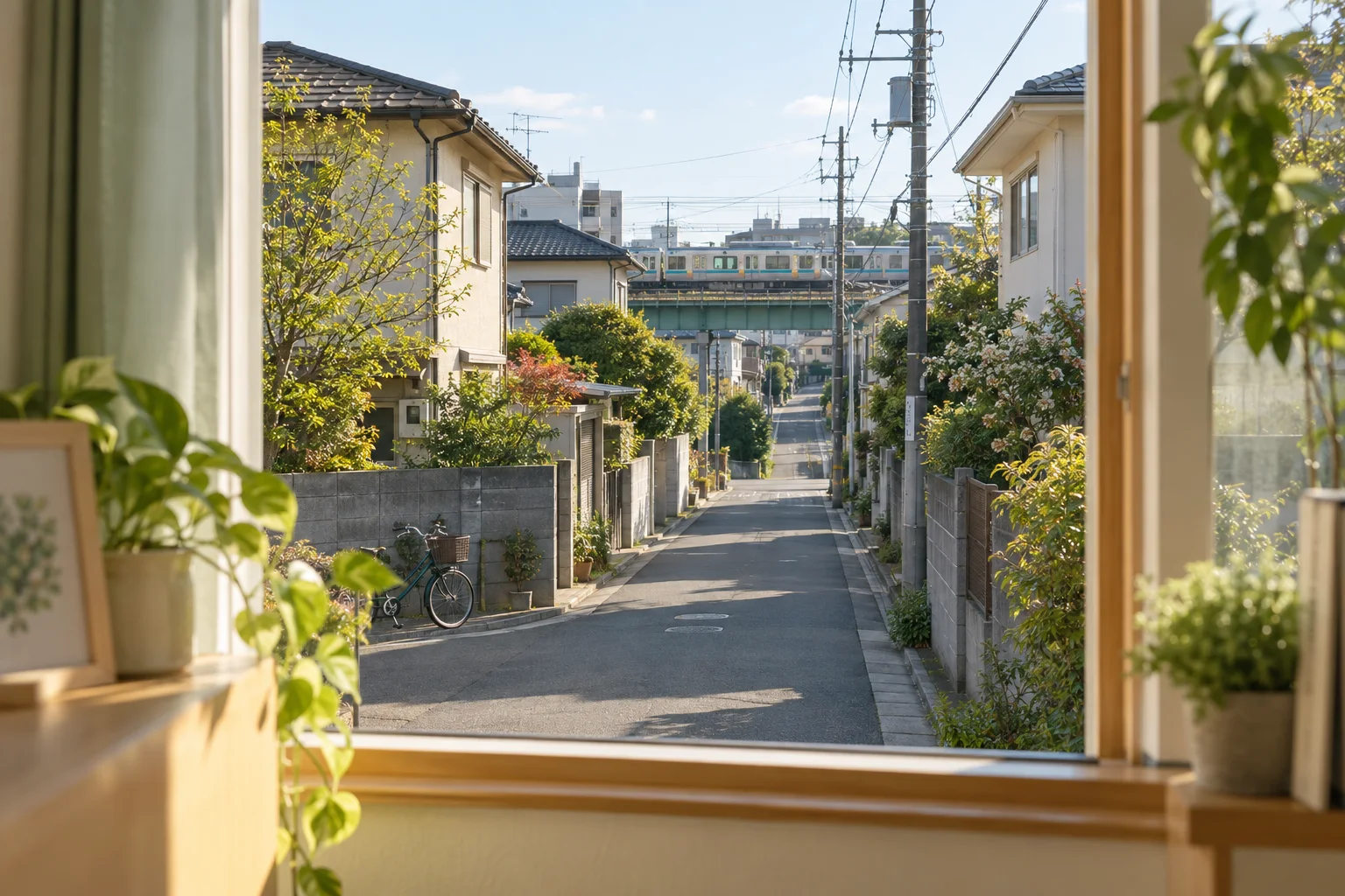 首都圏の住宅街の風景