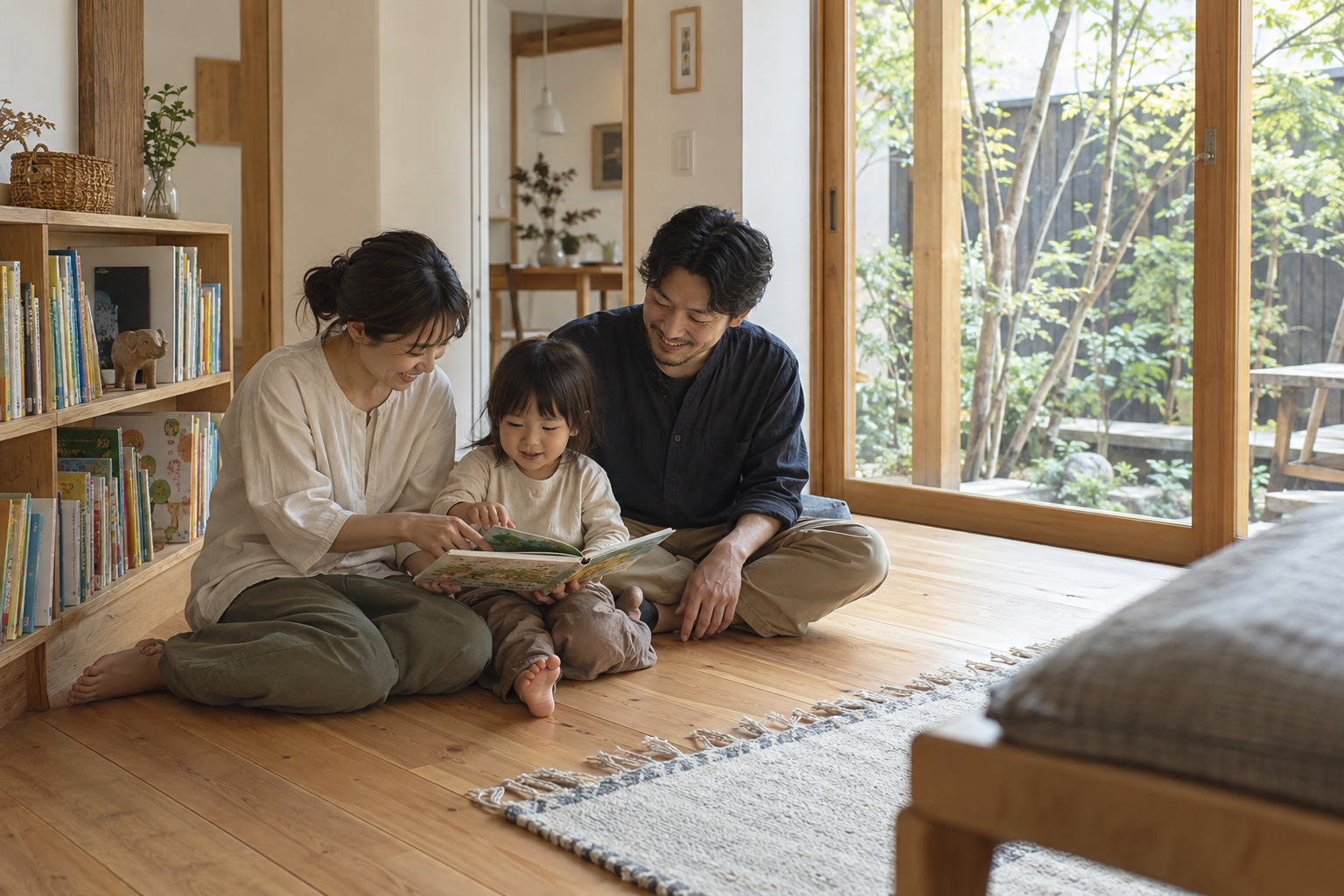 川越市・N様ご家族が住まいで過ごす様子
