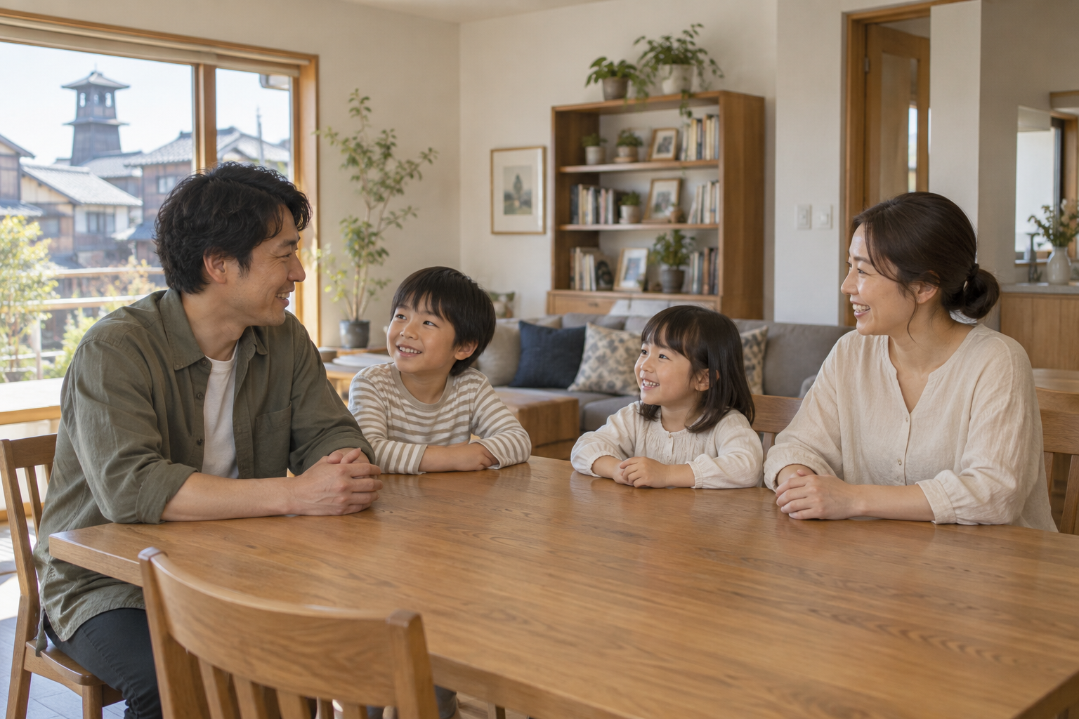 川越市・T様ご家族が住まいで過ごす様子